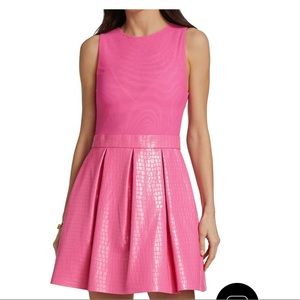 Alice + Olivia
Chara Croc-Embossed Party Dress